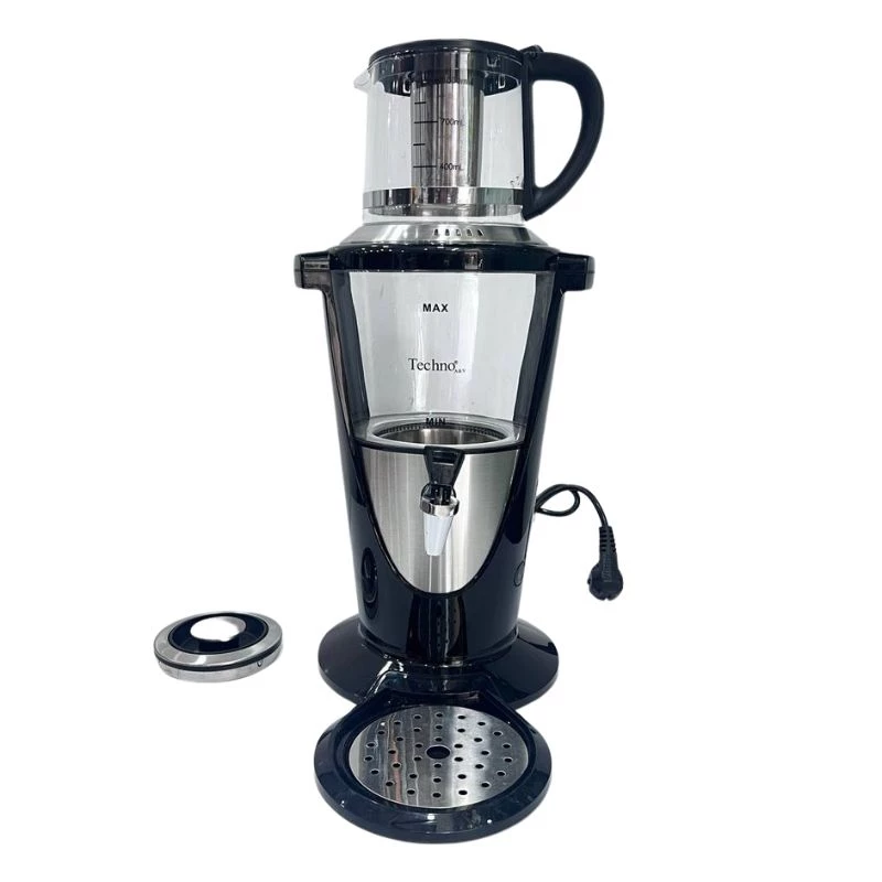 چای ساز تکنو مدل TE-918-مشکی چای ساز تکنو مدل TE-918-مشکی
