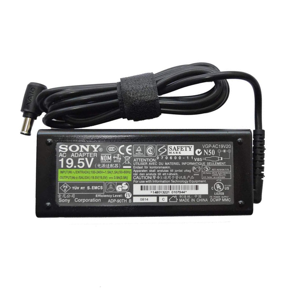 شارژر لپ تاپ سونی 19.5 ولت 3.9 آمپر مدل VGP-AC19V19 شارژر لپ تاپ سونی 19.5 ولت 3.9 آمپر مدل VGP-AC19V19