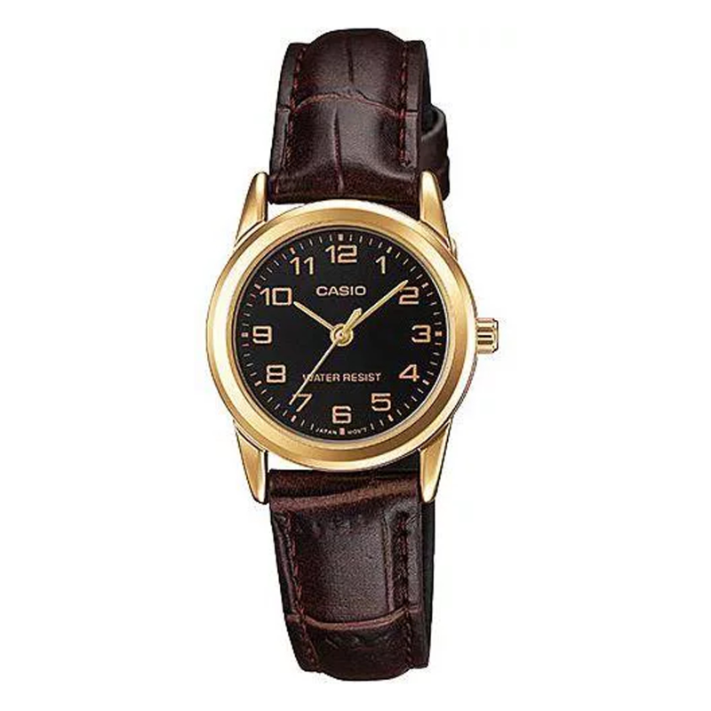 ساعت مچی عقربه ای زنانه کاسیو مدل LTP-V001GL-1BUDF ساعت مچی عقربه ای زنانه کاسیو مدل LTP-V001GL-1BUDF