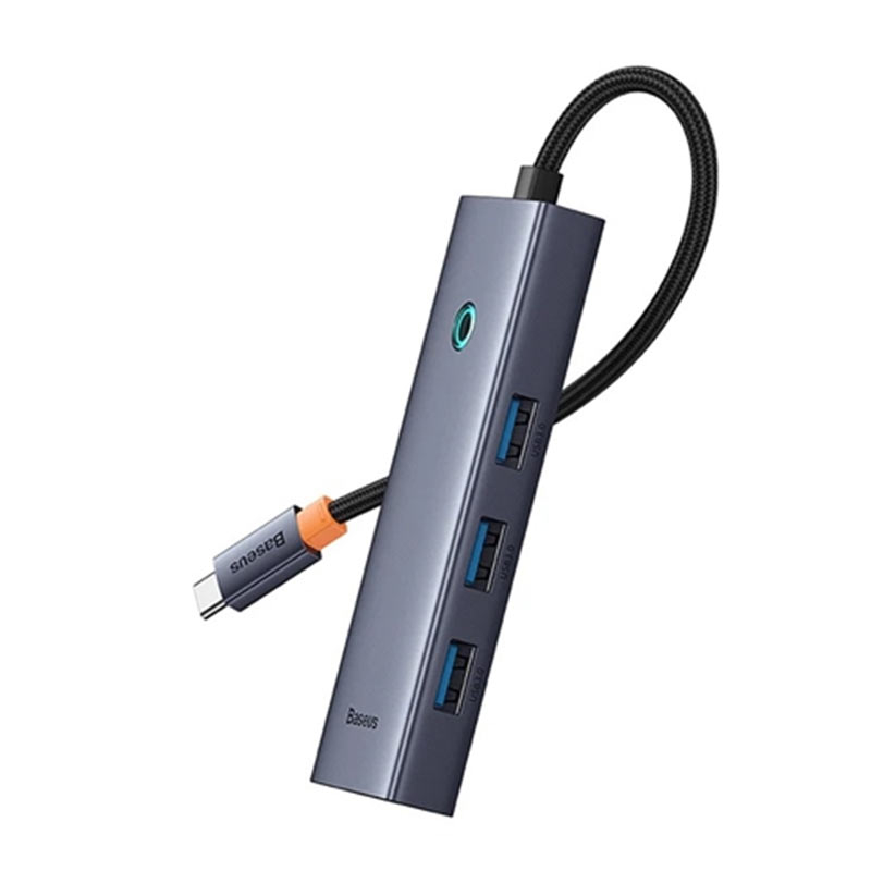 هاب 4 پورت USB-C باسئوس مدل BS-OH108 هاب 4 پورت USB-C باسئوس مدل BS-OH108