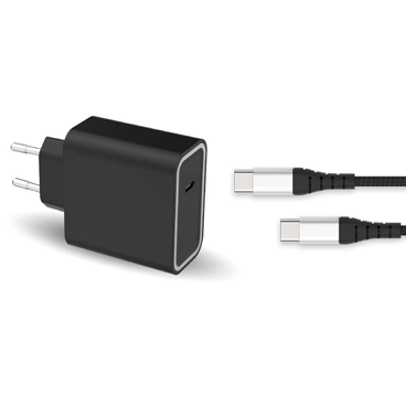 شارژر دیواری فورس مدل FPLICS65WGANCBLCCB توان 65 وات + کابل USB-C شارژر دیواری فورس مدل FPLICS65WGANCBLCCB توان 65 وات + کابل USB-C