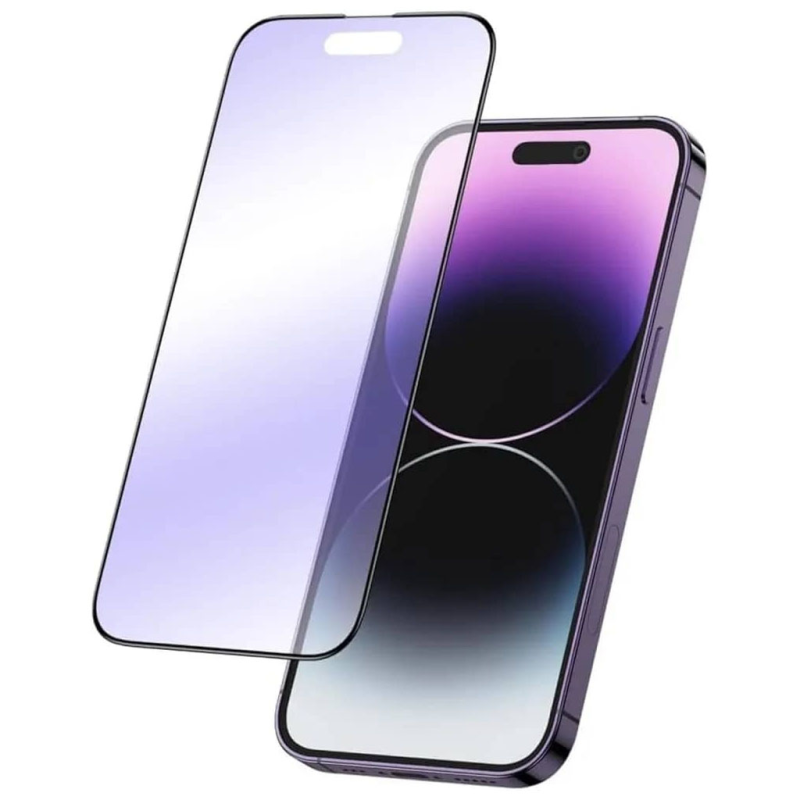 محافظ صفحه نمایش گرین لاین مدل Purple Anti-blue Matte مناسب برای گوشی موبایل اپل iphone 16/15/14 pro محافظ صفحه نمایش گرین لاین مدل Purple Anti-blue Matte مناسب برای گوشی موبایل اپل iphone 16/15/14 pro