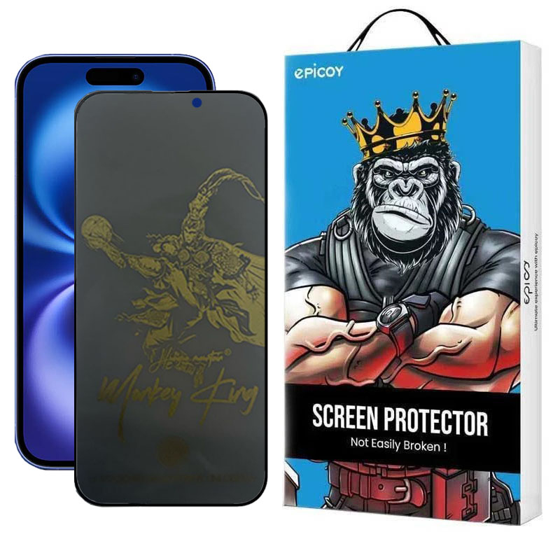 محافظ صفحه نمایش حریم شخصی اپیکوی مدل Monkey King مناسب برای گوشی موبایل اپل iphone 16/15 محافظ صفحه نمایش حریم شخصی اپیکوی مدل Monkey King مناسب برای گوشی موبایل اپل iphone 16/15