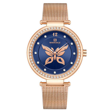 ساعت عقربه ای نیوی فورس زنانه مدل NF5018 RGBE ساعت عقربه ای نیوی فورس زنانه مدل NF5018 RGBE