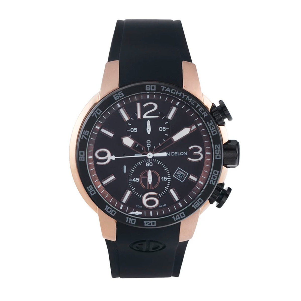 ساعت عقربه ای آلن دلون مردانه AD348-1549-رز گلد ساعت عقربه ای آلن دلون مردانه AD348-1549-رز گلد