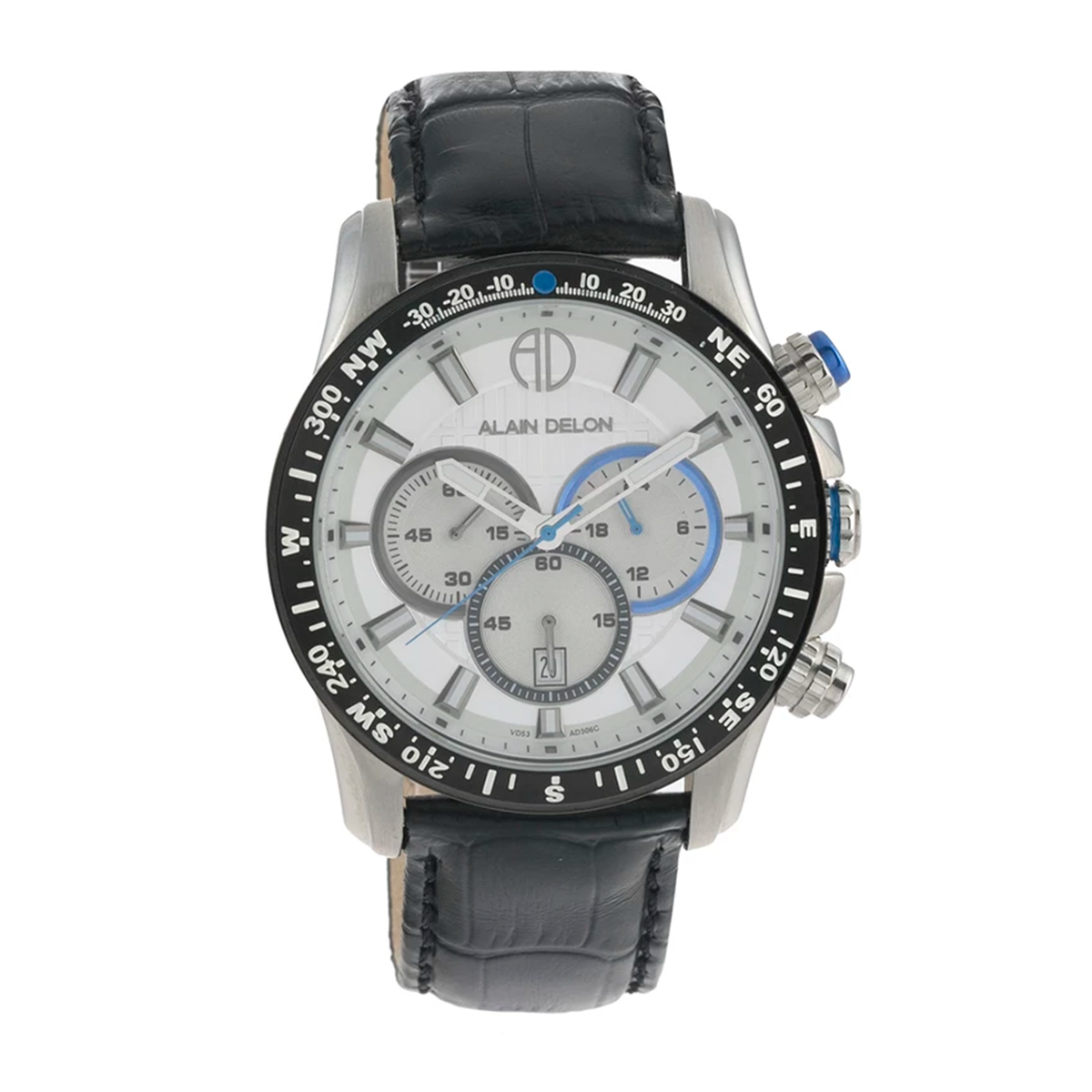 ساعت عقربه ای آلن دلون مردانه AD306-1312-نقرهای ساعت عقربه ای آلن دلون مردانه AD306-1312-نقرهای