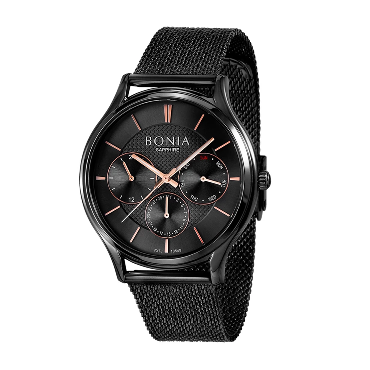 ساعت عقربه ای مردانه بونیا مدل BNB10549-1732-مشکی ساعت عقربه ای مردانه بونیا مدل BNB10549-1732-مشکی