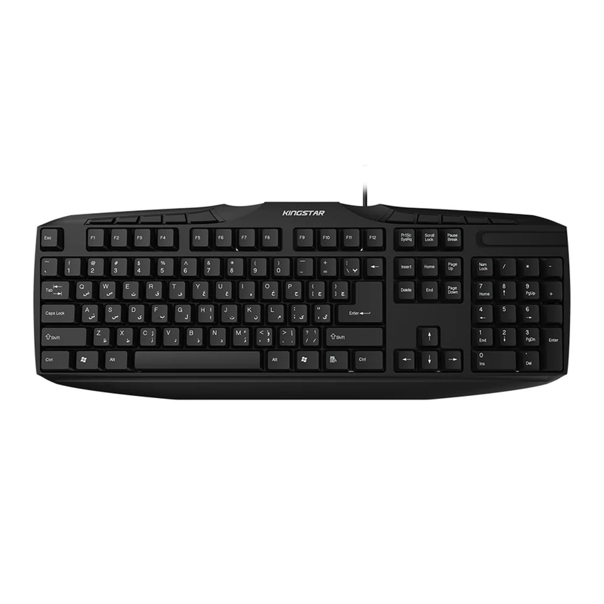 کیبورد با سیم کینگ استار مدل KB63 کیبورد با سیم کینگ استار مدل KB63