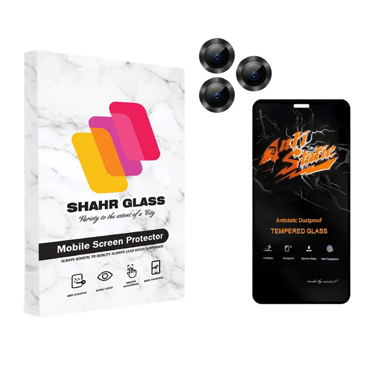 گلس گوشی اپل iPhone 11 Pro شهر گلس مدل 2S-RING به همراه محافظ لنز دوربین گلس گوشی اپل iPhone 11 Pro شهر گلس مدل 2S-RING به همراه محافظ لنز دوربین