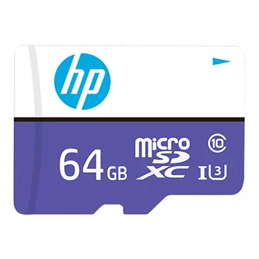 کارت حافظه microSDXC اچ پی کلاس 10 استاندارد UHS-I U3 سرعت 100MBps ظرفیت 64 گیگابایت به همراه آداپتور SD کارت حافظه microSDXC اچ پی کلاس 10 استاندارد UHS-I U3 سرعت 100MBps ظرفیت 64 گیگابایت به همراه آداپتور SD