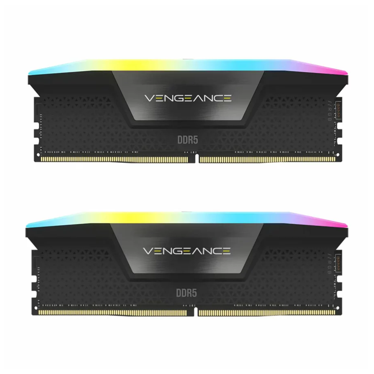رم کامپیوتر DDR5 دو کاناله 5600 مگاهرتز CL40 کورسیر مدل VENGEANCE RGB ظرفیت 32 گیگابایت رم کامپیوتر DDR5 دو کاناله 5600 مگاهرتز CL40 کورسیر مدل VENGEANCE RGB ظرفیت 32 گیگابایت