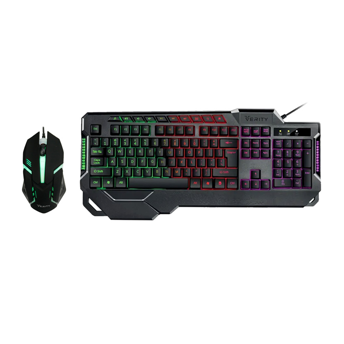 کیبورد و ماوس گیمینگ وریتی مدل V-KB6121GCW کیبورد و ماوس گیمینگ وریتی مدل V-KB6121GCW