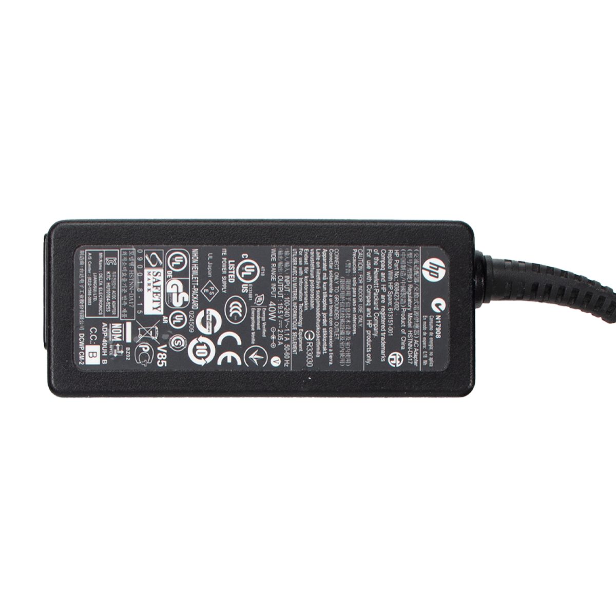 شارژر لپ تاپ اچ پی 40 وات 2.05 آمپر مدل HSTNN-DA17 شارژر لپ تاپ اچ پی 40 وات 2.05 آمپر مدل HSTNN-DA17