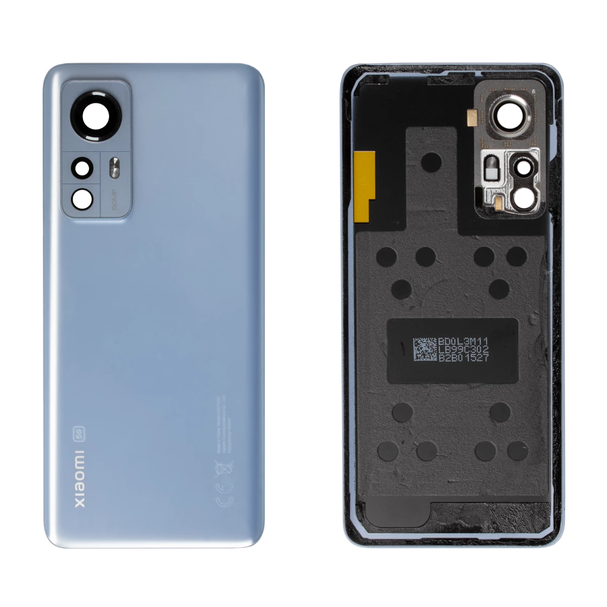 درب پشت گوشی شیائومی 12-خاکستری درب پشت گوشی شیائومی 12-خاکستری