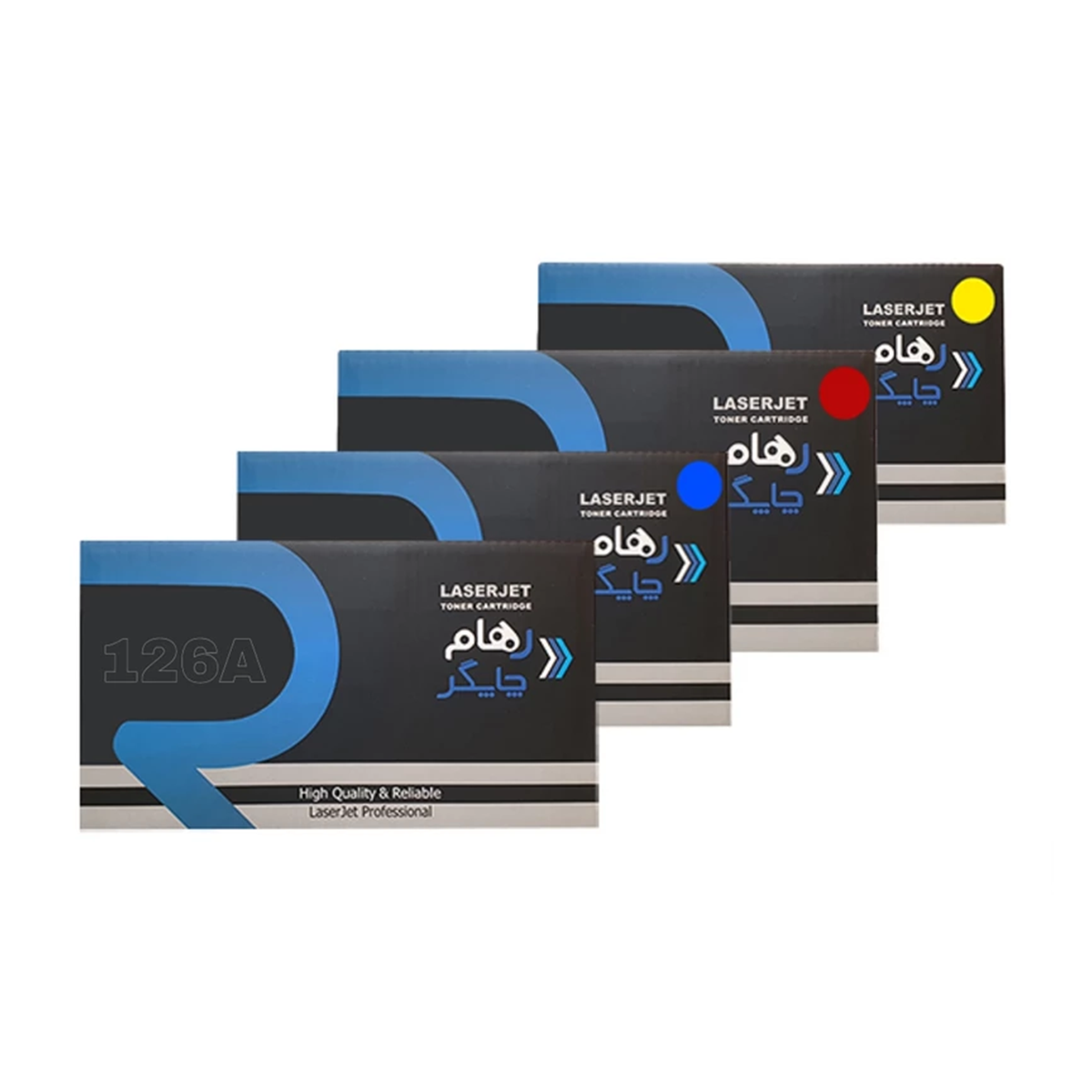 کارتریج رهام چاپگر طرح اچ پی 126A ست چهار رنگ کارتریج رهام چاپگر طرح اچ پی 126A ست چهار رنگ