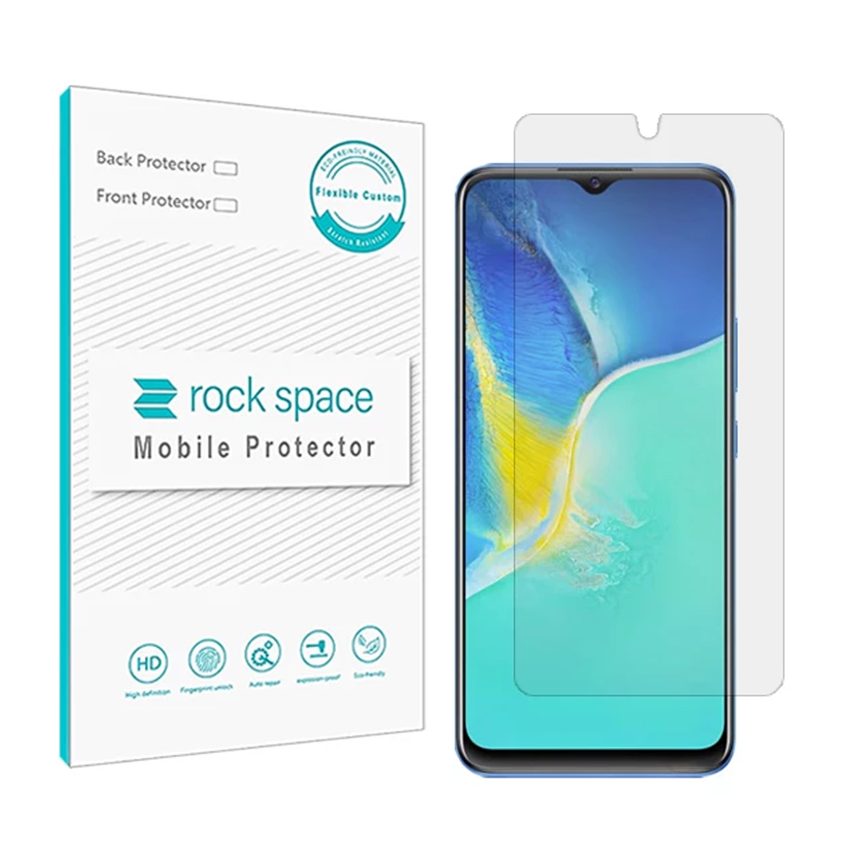 گلس گوشی ویوو Y30 5G راک اسپیس مدل Hydrogel HGL گلس گوشی ویوو Y30 5G راک اسپیس مدل Hydrogel HGL