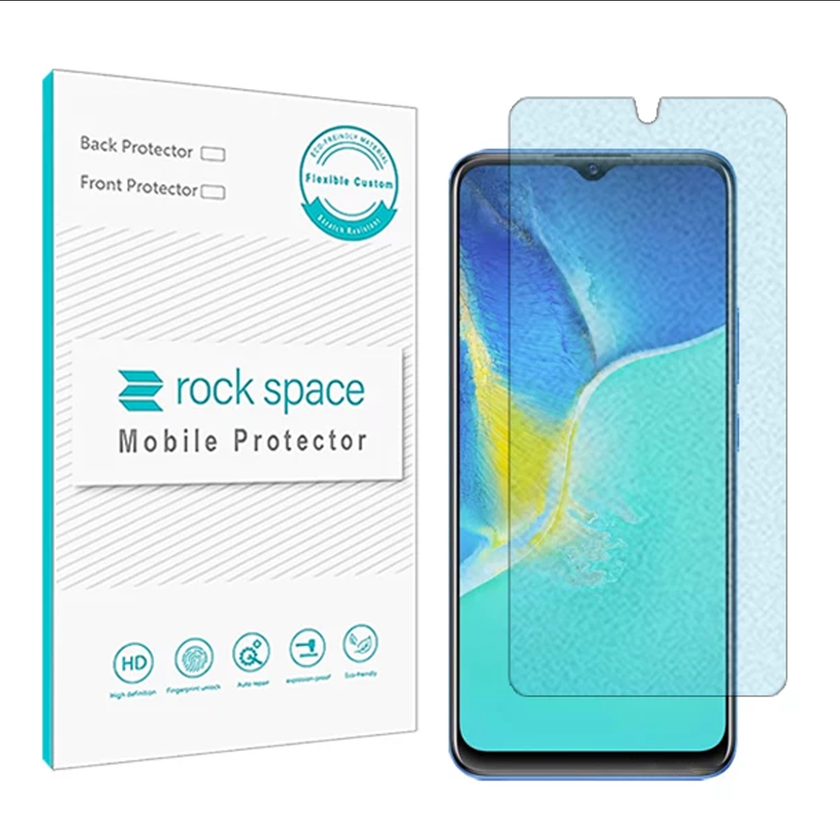 گلس مات گوشی ویوو Y01 راک اسپیس مدل MBLU گلس مات گوشی ویوو Y01 راک اسپیس مدل MBLU