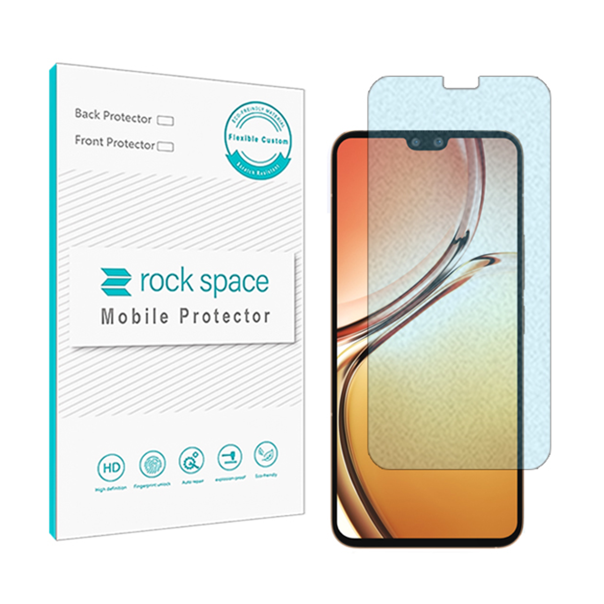 گلس مات گوشی ویوو V23 5G راک اسپیس مدل MBLU گلس مات گوشی ویوو V23 5G راک اسپیس مدل MBLU