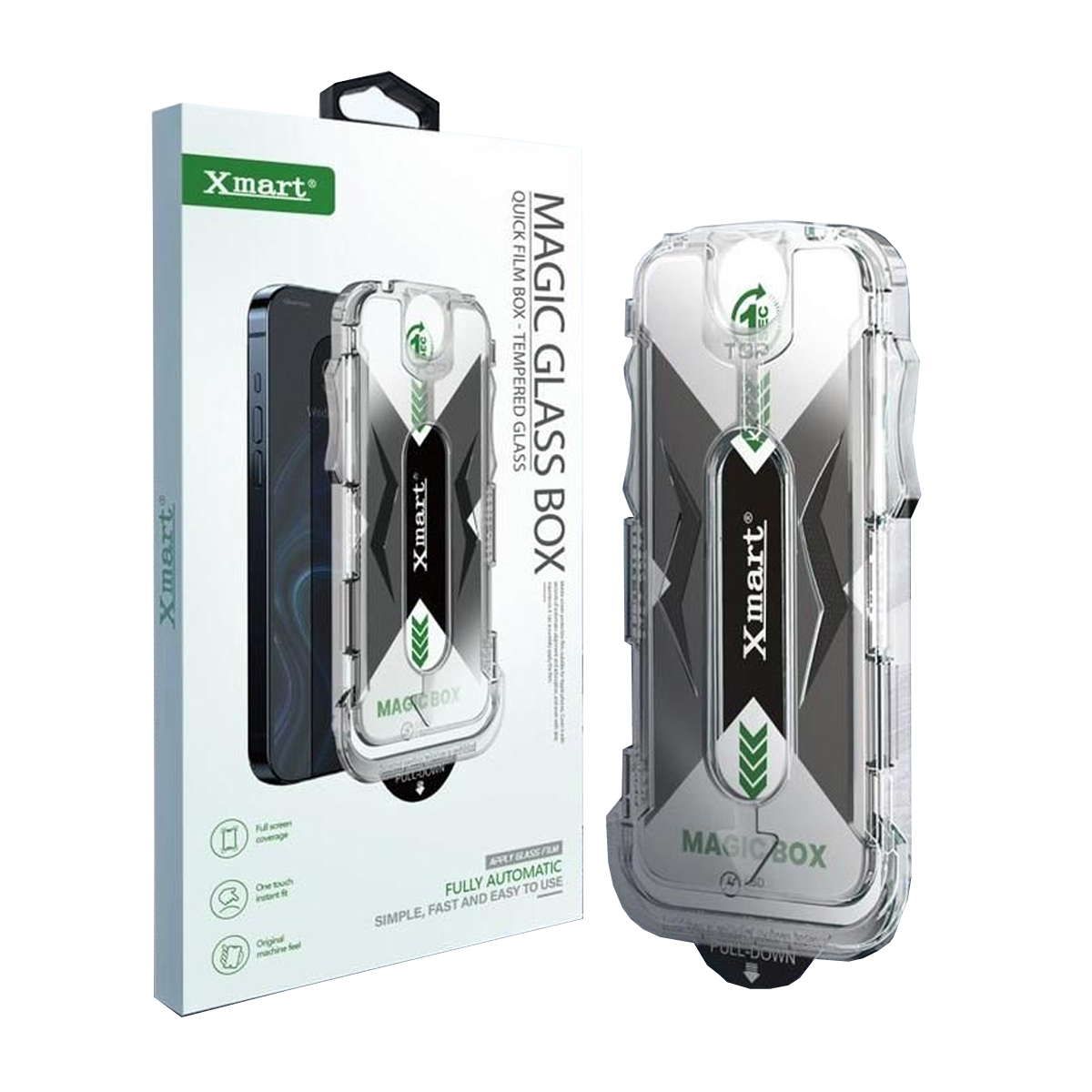 گلس گوشی اپل iPhone 13 Pro ایکس مارت مدل Magic Glass Box به همراه کیت نصب گلس گوشی اپل iPhone 13 Pro ایکس مارت مدل Magic Glass Box به همراه کیت نصب