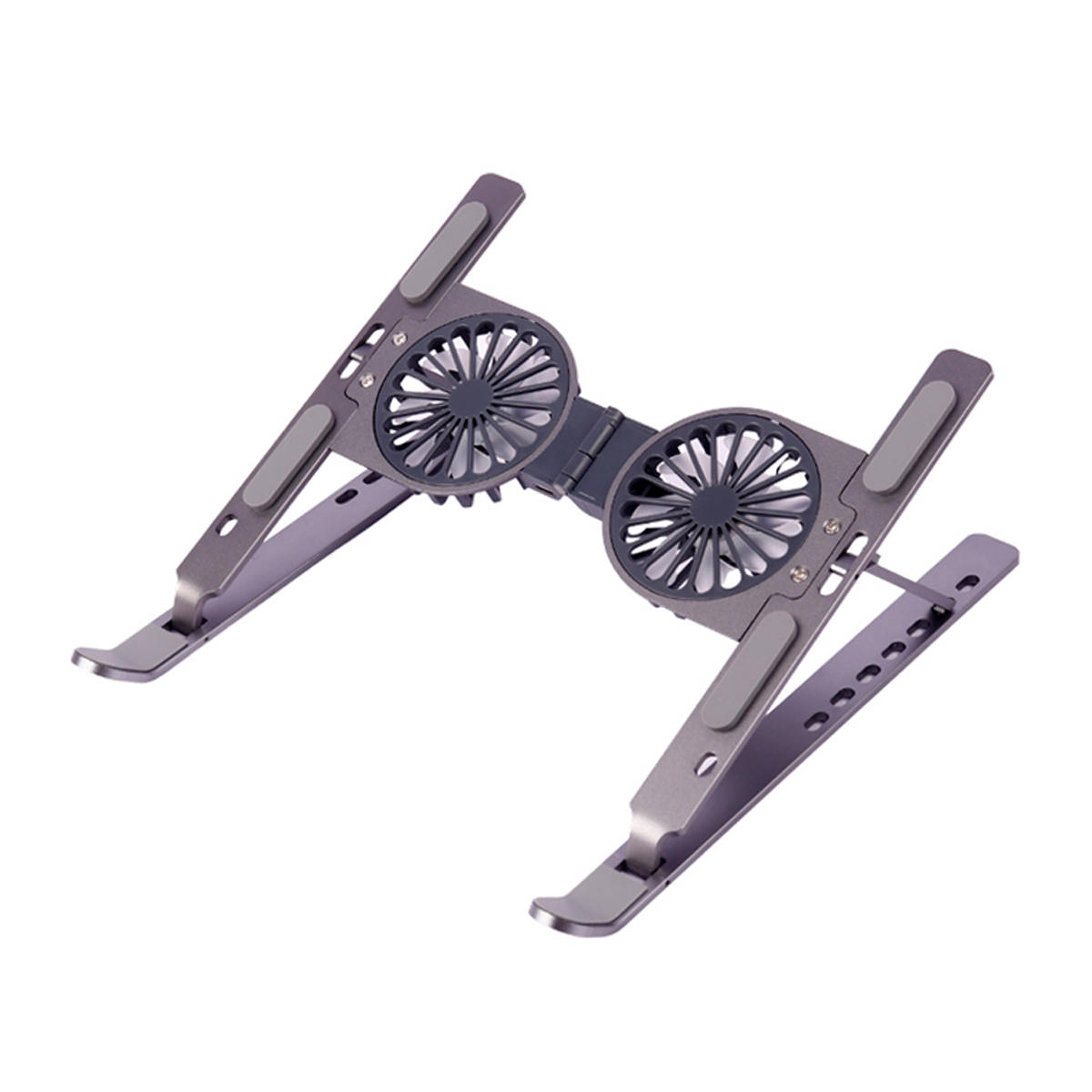 پایه نگهدارنده لپ تاپ کول کلد مدل C9-خاکستری پایه نگهدارنده لپ تاپ کول کلد مدل C9-خاکستری