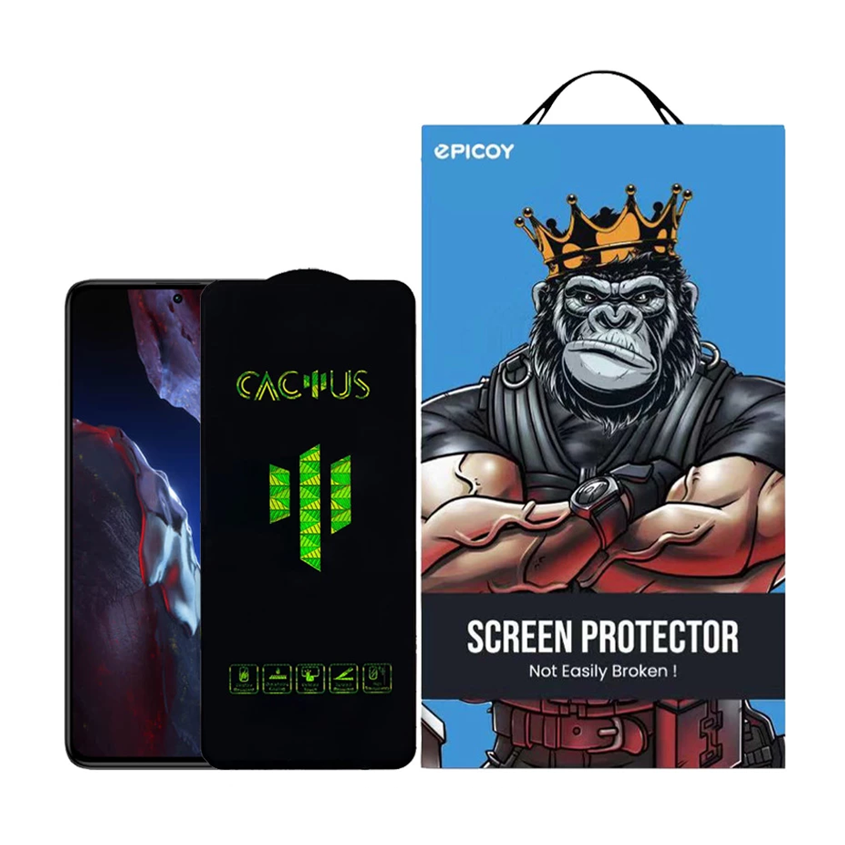 گلس گوشی پوکو F3 GT اپیکوی مدل Cactus گلس گوشی پوکو F3 GT اپیکوی مدل Cactus