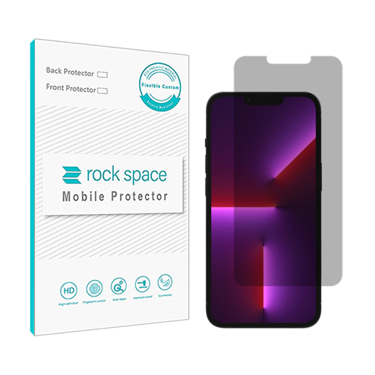 گلس حریم شخصی گوشی اپل iPhone 13 Pro Max راک اسپیس مدل HyPRV گلس حریم شخصی گوشی اپل iPhone 13 Pro Max راک اسپیس مدل HyPRV