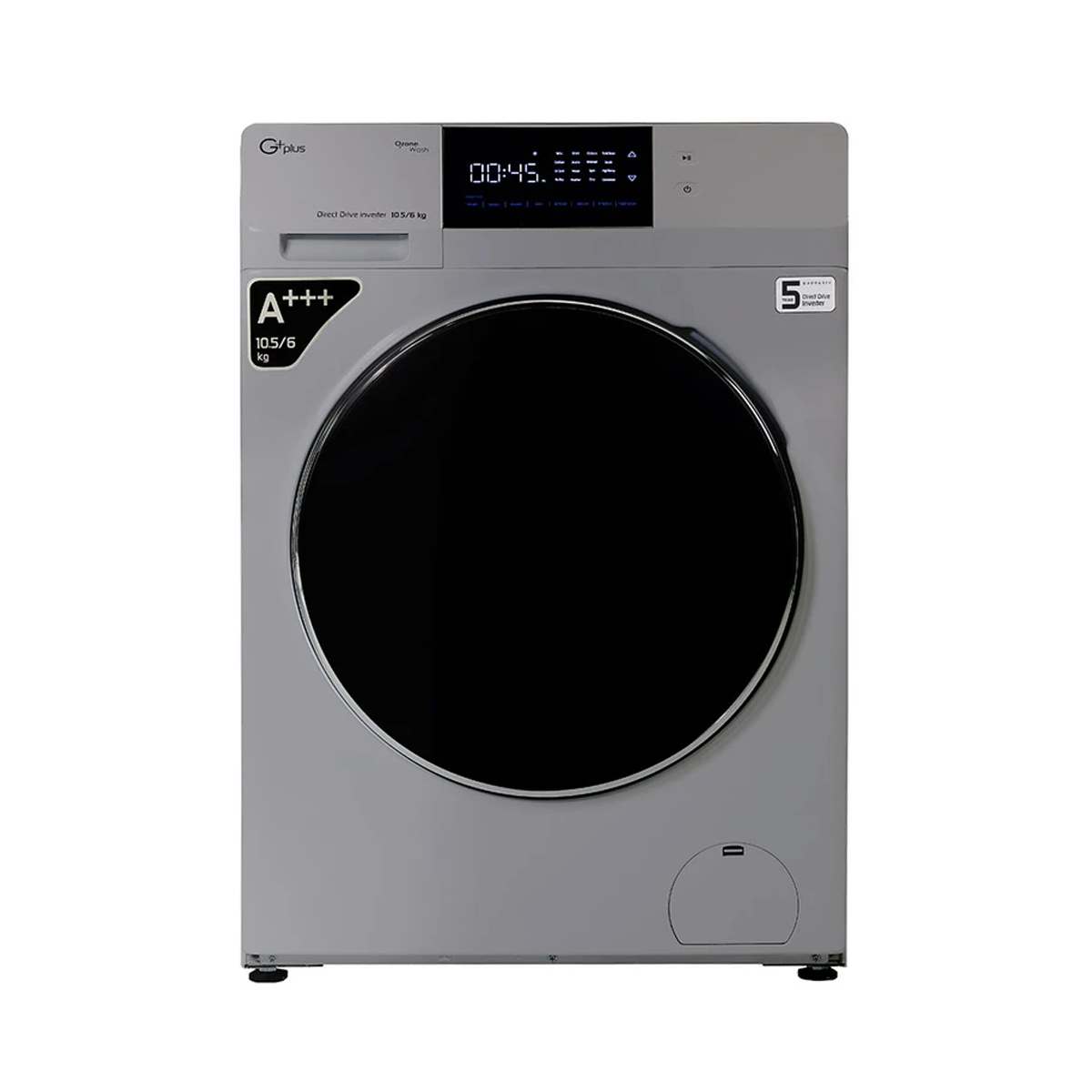 ماشین لباسشویی جی پلاس 10.5 کیلویی مدل GWM-PD106T ماشین لباسشویی جی پلاس 10.5 کیلویی مدل GWM-PD106T