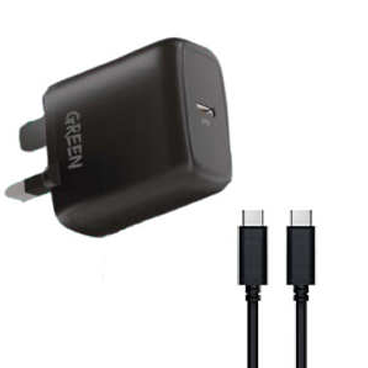 شارژر دیواری گرین مدل COMPACT WALL CHARGER به همراه کابل USB-C به لایتنینگ شارژر دیواری گرین مدل COMPACT WALL CHARGER به همراه کابل USB-C به لایتنینگ