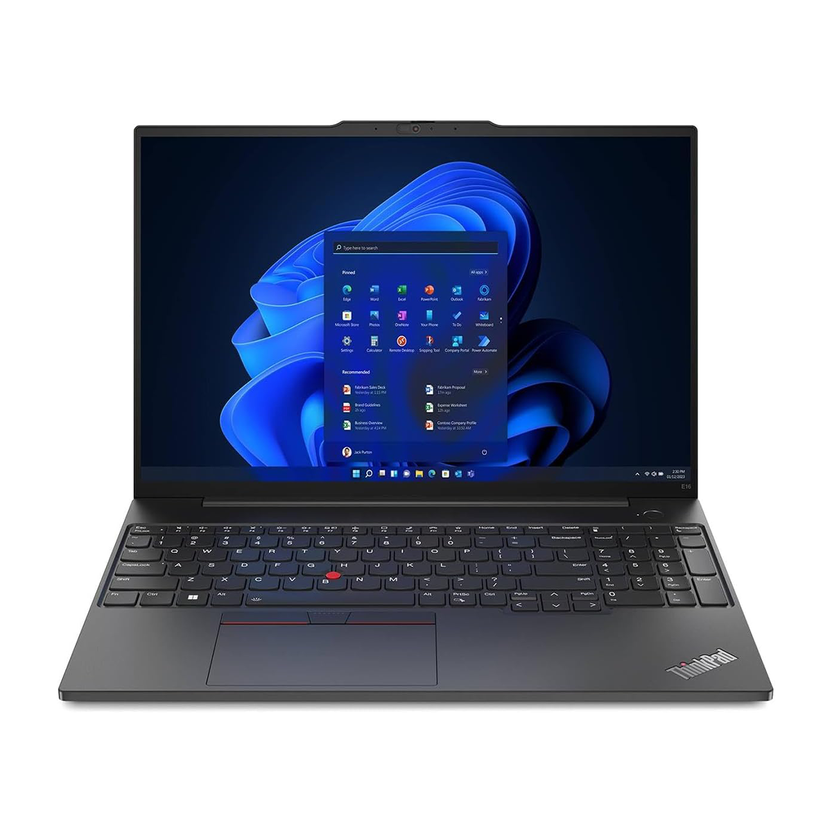 لپ تاپ لنوو 16 اینچی مدل ThinkPad E16 i7 1355U 40GB 512GB MX550 لپ تاپ لنوو 16 اینچی مدل ThinkPad E16 i7 1355U 40GB 512GB MX550
