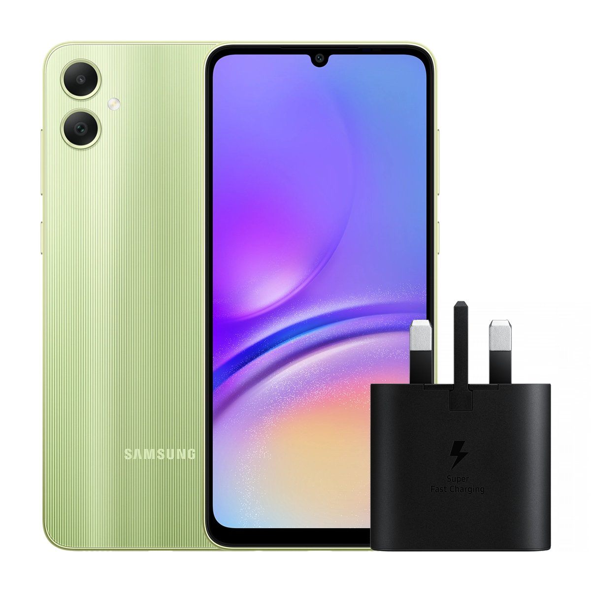 گوشی موبايل سامسونگ مدل Galaxy A05 4G ظرفیت 128 گیگابایت رم 4 گیگابایت به همراه شارژر سامسونگ مدل EP-TA800XWEGGB گوشی موبايل سامسونگ مدل Galaxy A05 4G ظرفیت 128 گیگابایت رم 4 گیگابایت به همراه شارژر سامسونگ مدل EP-TA800XWEGGB