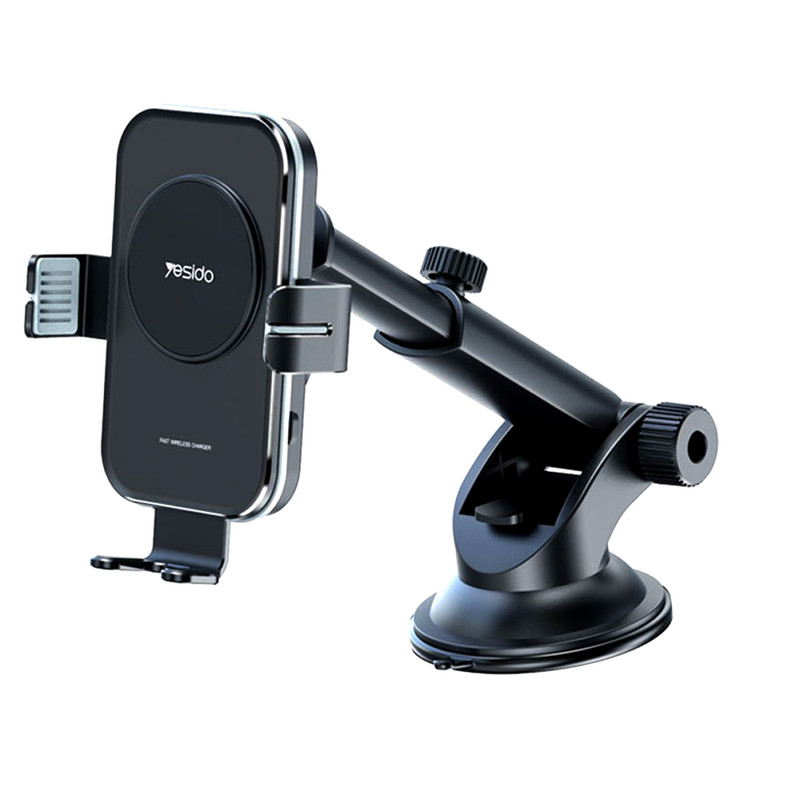 پایه نگهدارنده و شارژر بی سیم گوشی یسیدو مدل C118 پایه نگهدارنده و شارژر بی سیم گوشی یسیدو مدل C118