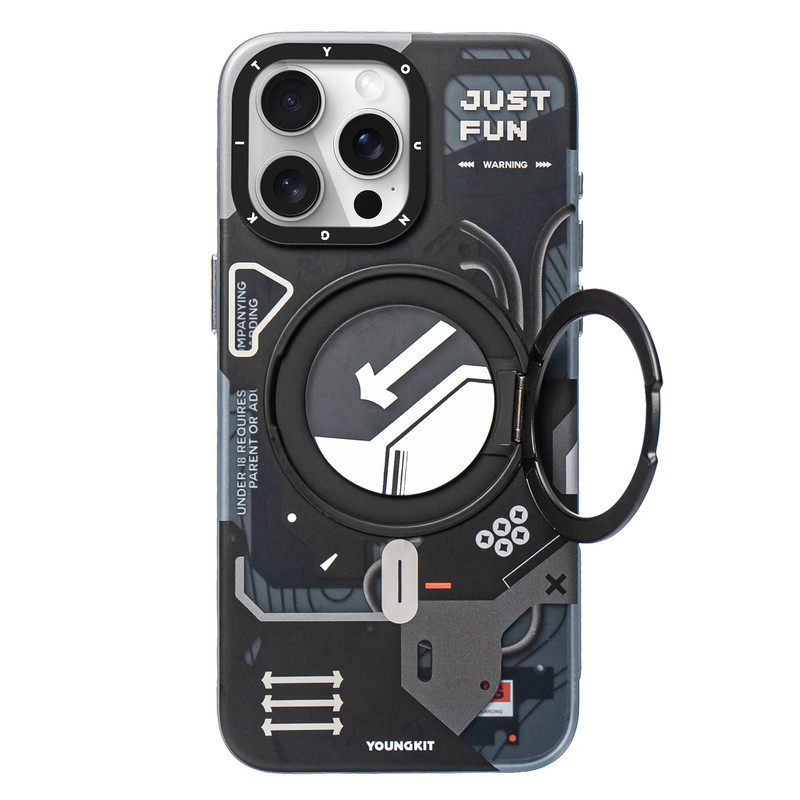 کاور گوشی اپل Iphone 15 pro یانگ کیت مدل Cyberpunk 360° کد Z03 کاور گوشی اپل Iphone 15 pro یانگ کیت مدل Cyberpunk 360° کد Z03