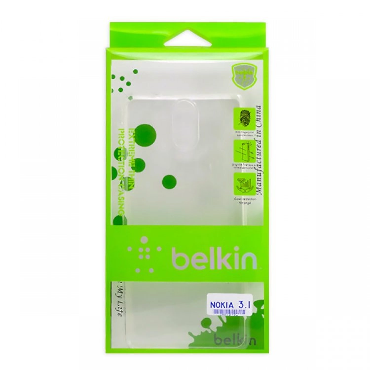 قاب ژلهای شفاف belkin مناسب برای گوشی نوکیا 3.1 قاب ژلهای شفاف belkin مناسب برای گوشی نوکیا 3.1