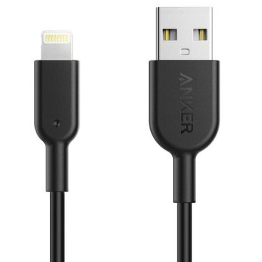 کابل تبدیل USB به لایتنینگ انکر مدل A8432 طول 0.9 متر-مشکی کابل تبدیل USB به لایتنینگ انکر مدل A8432 طول 0.9 متر-مشکی