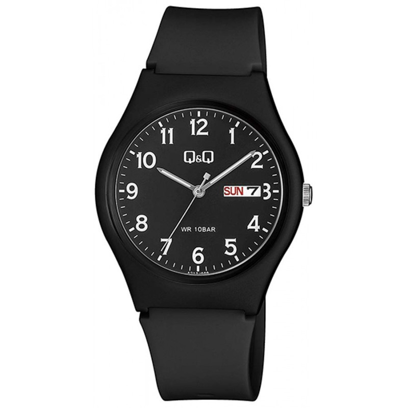 ساعت مچی کیو اند کیو مدل A212J004Y-بدنه مشکی بند مشکی ساعت مچی کیو اند کیو مدل A212J004Y-بدنه مشکی بند مشکی