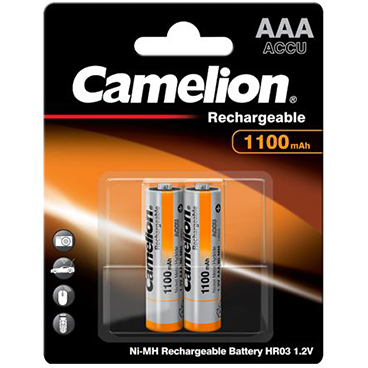 باتری نیم قلمی قابل شارژ کملیون مدل Ni-MH Rechargeable بسته 2 عددی - ظرفیت 1100 میلی آمپر باتری نیم قلمی قابل شارژ کملیون مدل Ni-MH Rechargeable بسته 2 عددی - ظرفیت 1100 میلی آمپر