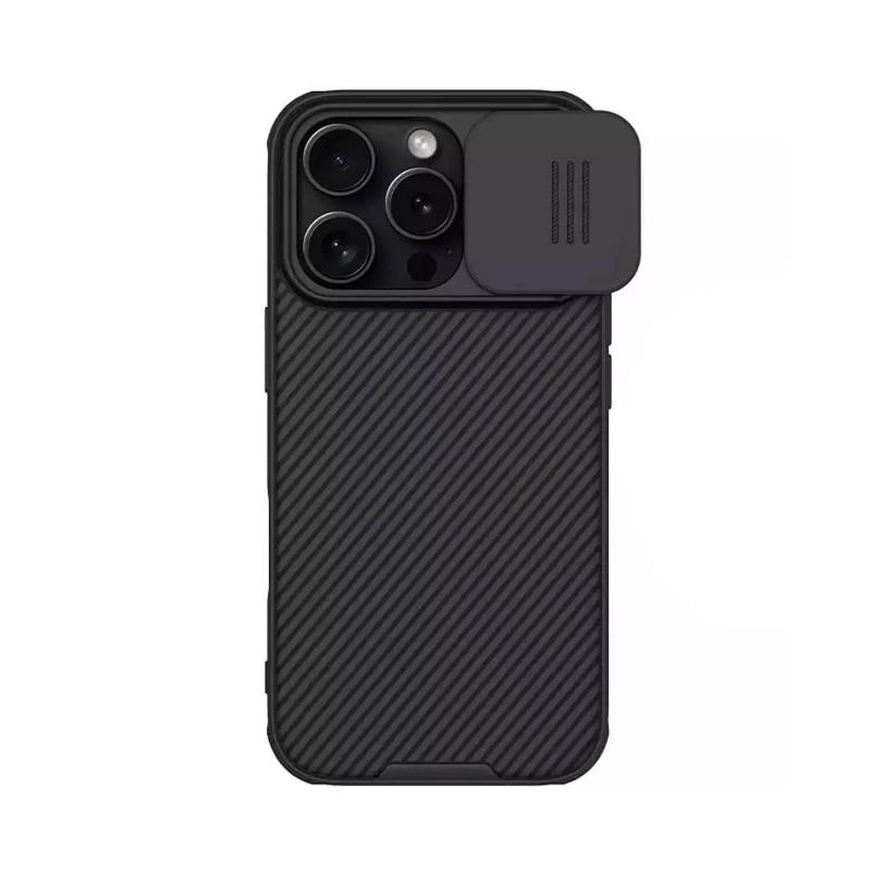 کاور گوشی اپل Iphone 16 Pro نیلکین مدل Camshield Pro-مشکی کاور گوشی اپل Iphone 16 Pro نیلکین مدل Camshield Pro-مشکی