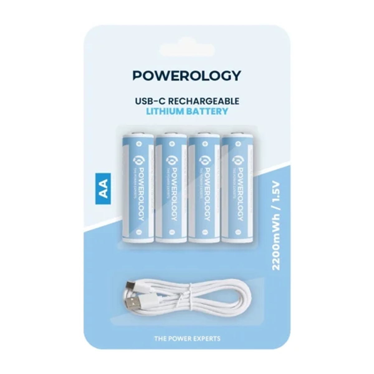 باتری قلمی شارژی آلکالاین پاورولوجی مدل PAAV2RBT بسته 4 عددی باتری قلمی شارژی آلکالاین پاورولوجی مدل PAAV2RBT بسته 4 عددی