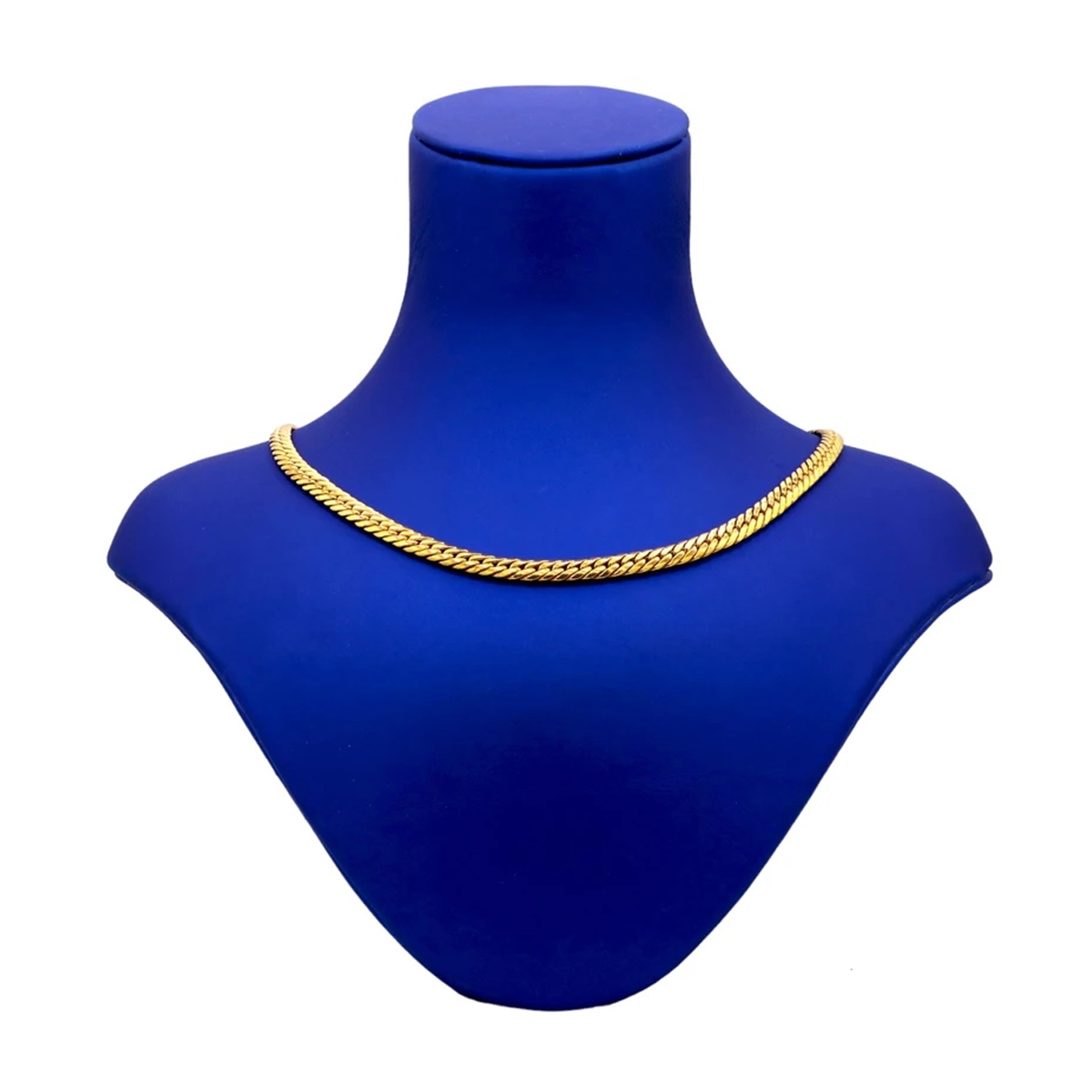 گردنبند طلا زنانه طرح حصیری-12.00 گردنبند طلا زنانه طرح حصیری-12.00