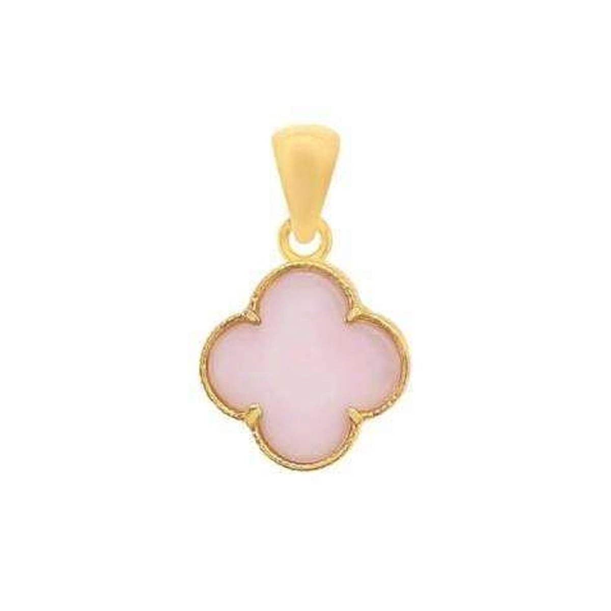 پلاک طلا زنانه طرح ونکلیف صورتی اپال گلد کد G0200 پلاک طلا زنانه طرح ونکلیف صورتی اپال گلد کد G0200