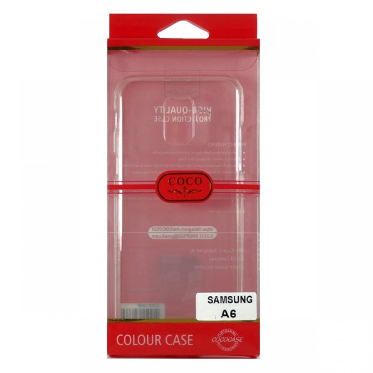 قاب ژلهای شفاف COCO گوشی سامسونگ مدل Galaxy A6 قاب ژلهای شفاف COCO گوشی سامسونگ مدل Galaxy A6