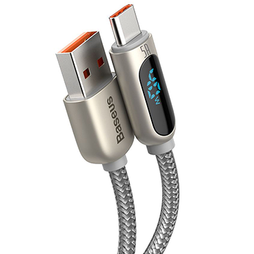 کابل تایپ سی باسئوس مدل Digital Display of Power CATSK طول 1 متر کابل تایپ سی باسئوس مدل Digital Display of Power CATSK طول 1 متر