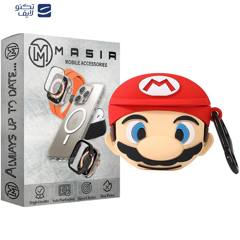 کاور مسیر مدل super mario silicone مناسب برای کیس اپل ایرپاد 4 به همراه آویز کاور مسیر مدل super mario silicone مناسب برای کیس اپل ایرپاد 4 به همراه آویز