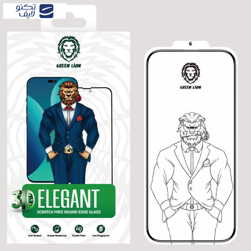 محافظ صفحه نمایش گرین مدل 3D Elegant مناسب برای گوشی موبایل اپل iPhone 14 Pro Max محافظ صفحه نمایش گرین مدل 3D Elegant مناسب برای گوشی موبایل اپل iPhone 14 Pro Max