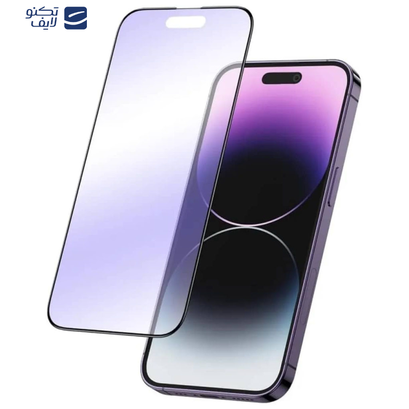 محافظ صفحه نمایش گرین لاین مدل Purple Anti-blue Matte مناسب برای گوشی موبایل اپل iphone 16/15/14 pro محافظ صفحه نمایش گرین لاین مدل Purple Anti-blue Matte مناسب برای گوشی موبایل اپل iphone 16/15/14 pro