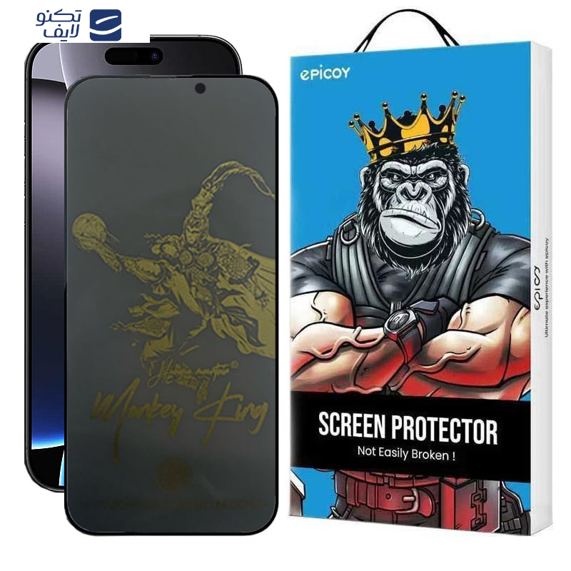 محافظ صفحه نمایش حریم شخصی اپیکوی مدل Monkey King مناسب برای گوشی موبایل اپل iPhone 16 Pro Max محافظ صفحه نمایش حریم شخصی اپیکوی مدل Monkey King مناسب برای گوشی موبایل اپل iPhone 16 Pro Max