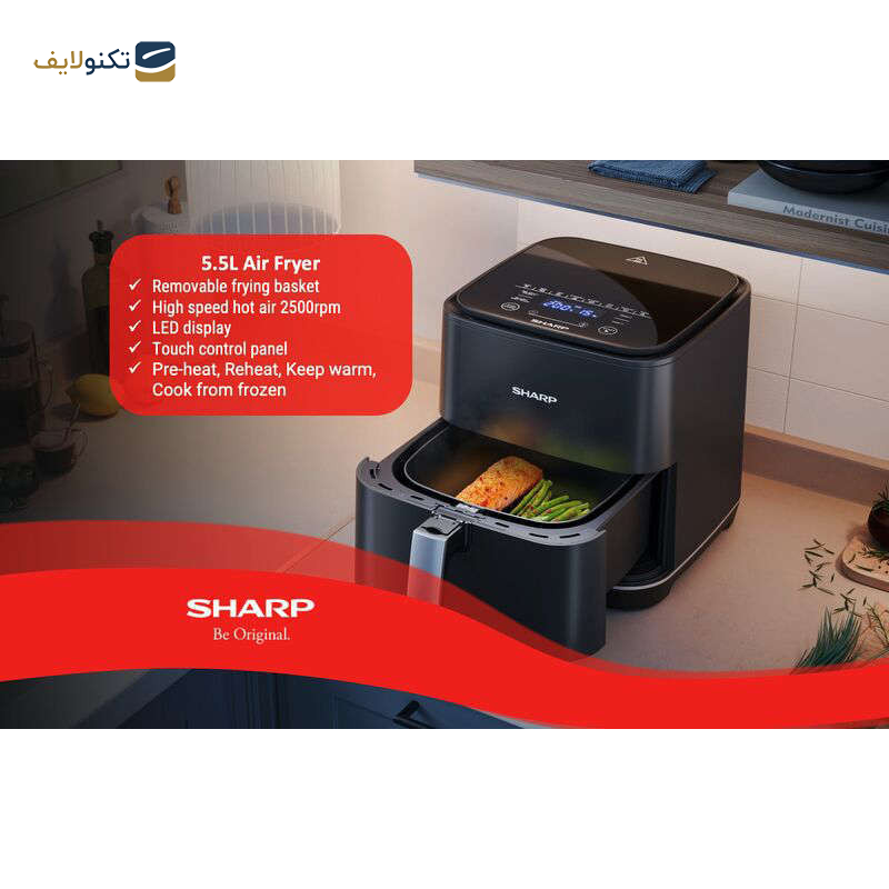 سرخ کن بدون روغن شارپ مدل KF-AF50RT-K3 سرخ کن بدون روغن شارپ مدل KF-AF50RT-K3