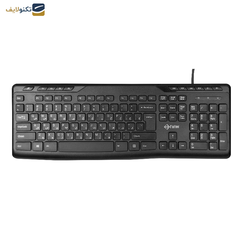 کیبورد فاطر مدل KCN-6000B کیبورد فاطر مدل KCN-6000B
