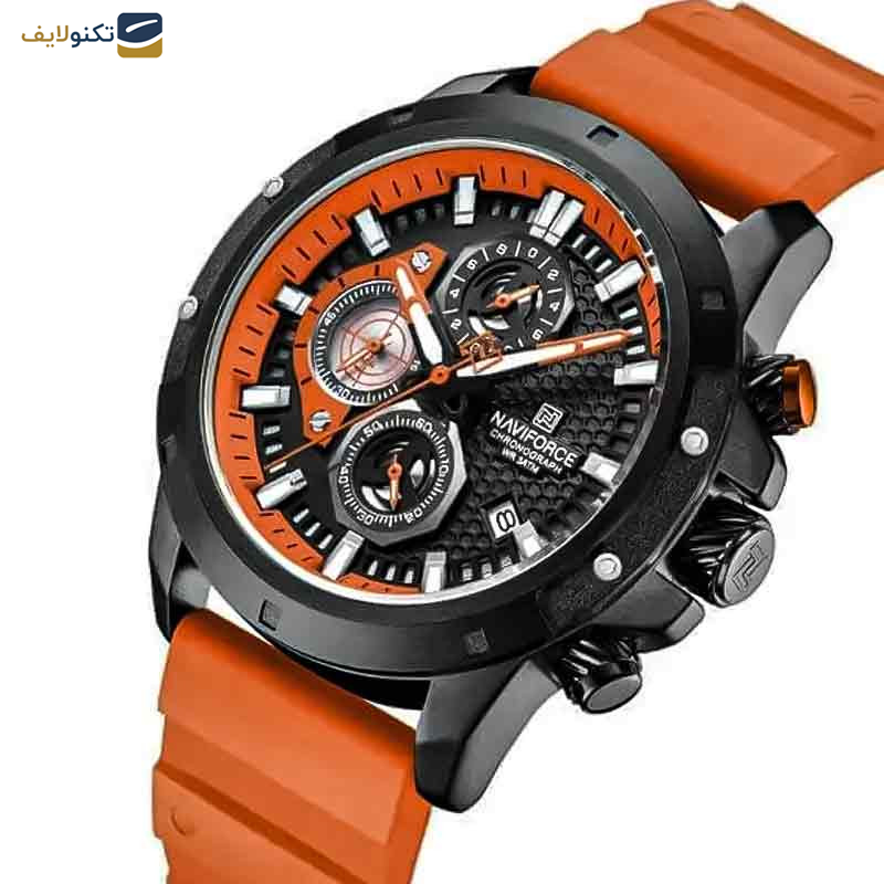 ساعت مچی عقربهای مردانه نیوی فورس مدل NF8036 BK OR ساعت مچی عقربهای مردانه نیوی فورس مدل NF8036 BK OR