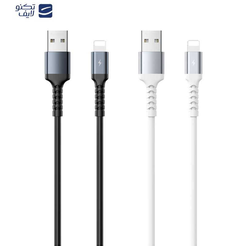 کابل تبدیل USB به لایتنینگ ریمکس مدل RC-C008 طول 1 متر کابل تبدیل USB به لایتنینگ ریمکس مدل RC-C008 طول 1 متر